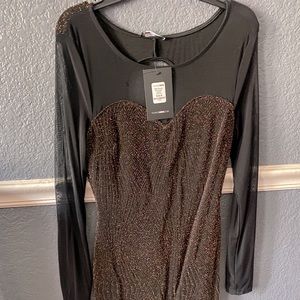 NWT mini glitter dress.